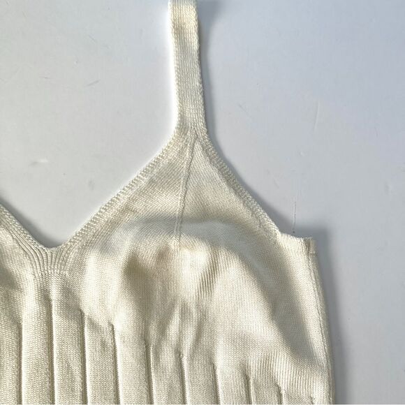 Akris mulberry silk knit tank top size 10 - Picture 3 of 10